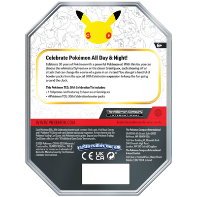 30th Celebration Tin (Pre-Order)