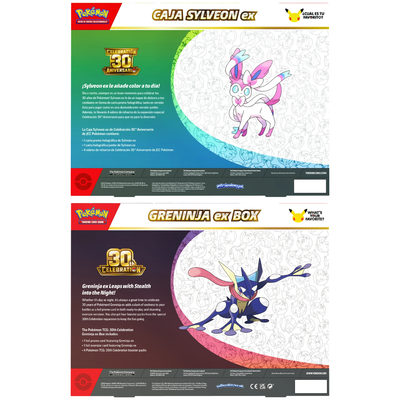 30th Celebration - Greninja ex / Sylveon ex Box (Pre-Order)