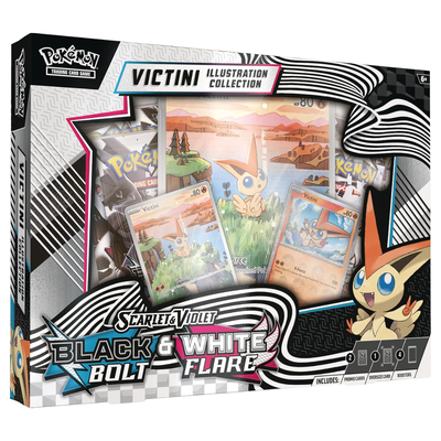 Black Bolt & White Flare Unova Victini Illustration Collection | POKÉMON | English
