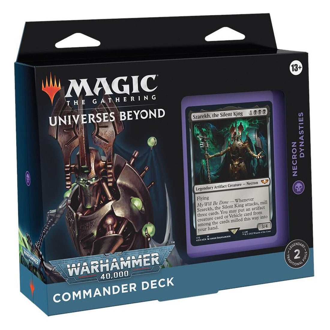 Warhammer 40,000 Commander Deck - Necron Dynasties | MAGIC: THE GATHERING | English